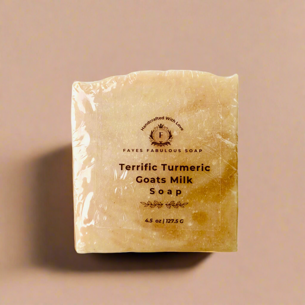 Terrific Turmeric Goats Milk Soap