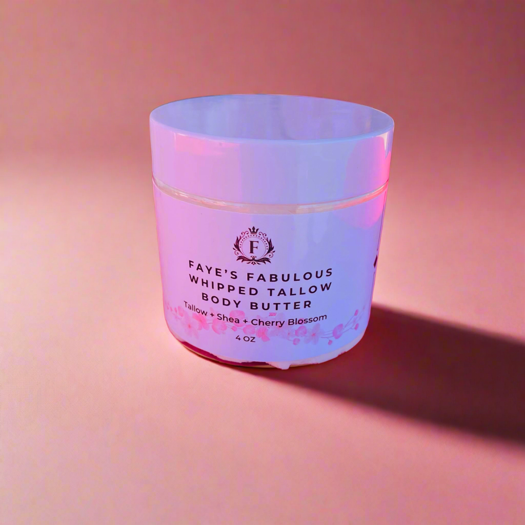 Faye's Whipped Tallow Body Butter - Cherry Blossom