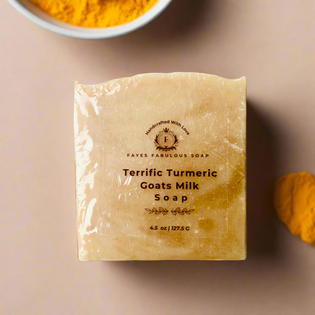 Terrific Turmeric Goats Milk Soap