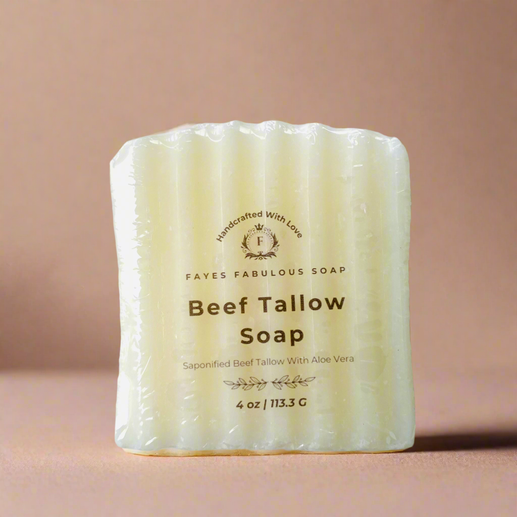 Unscented 100% Beef Tallow Soap