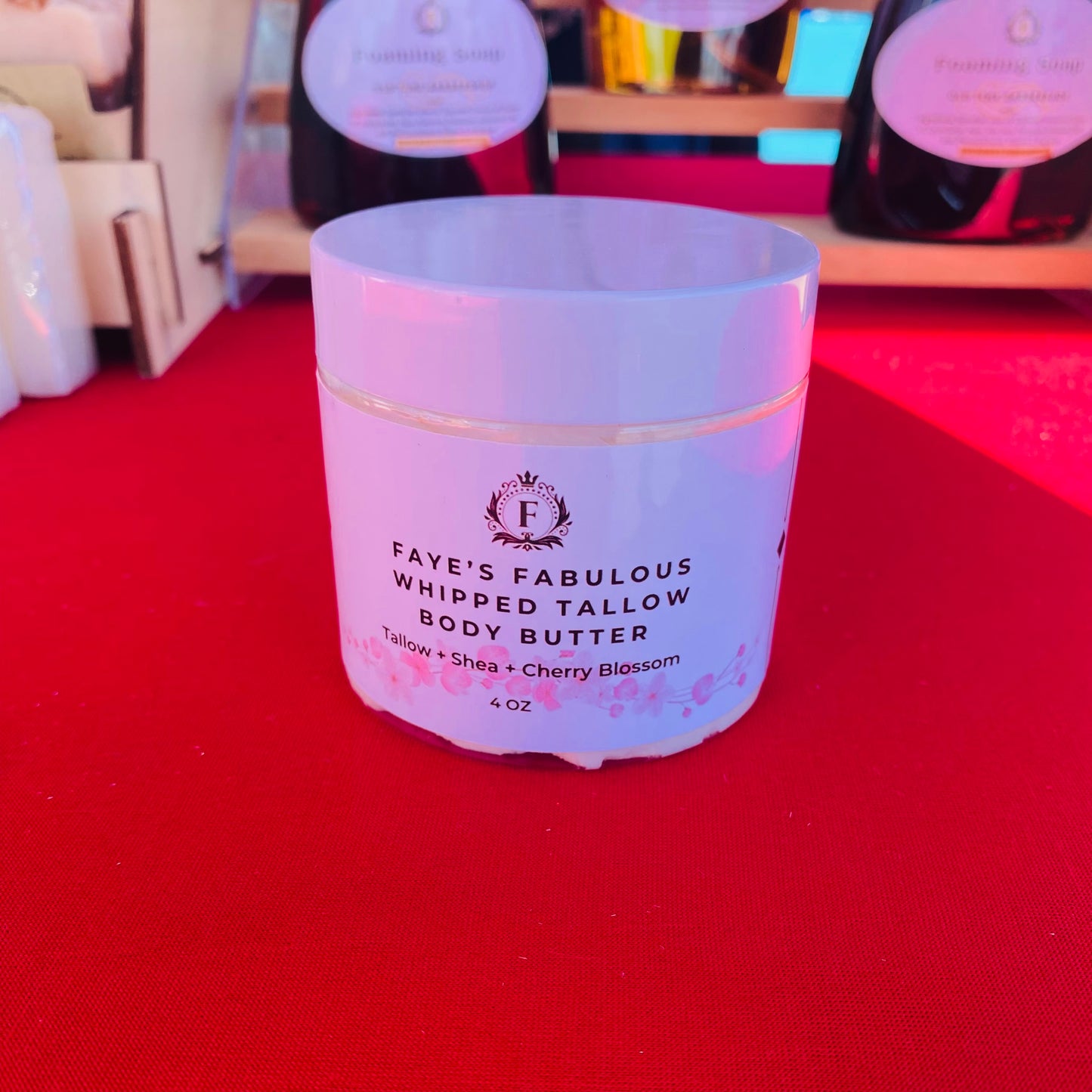 Faye's Whipped Tallow Body Butter - Cherry Blossom