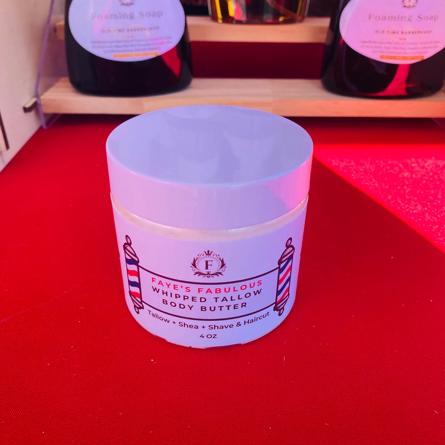 Faye's Whipped Tallow Body Butter - Barbershop