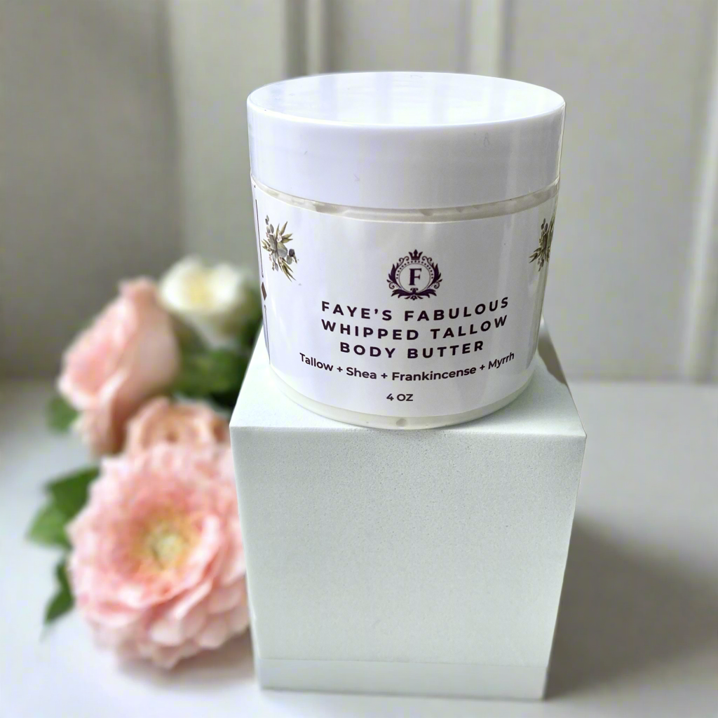 Faye's Whipped Tallow Body Butter - Frankincense & Myrrh