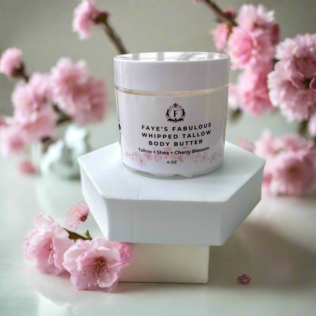 Faye's Whipped Tallow Body Butter - Cherry Blossom